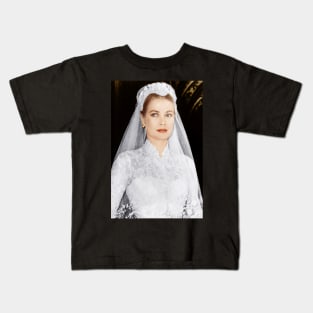 Grace Kelly wedding Kids T-Shirt